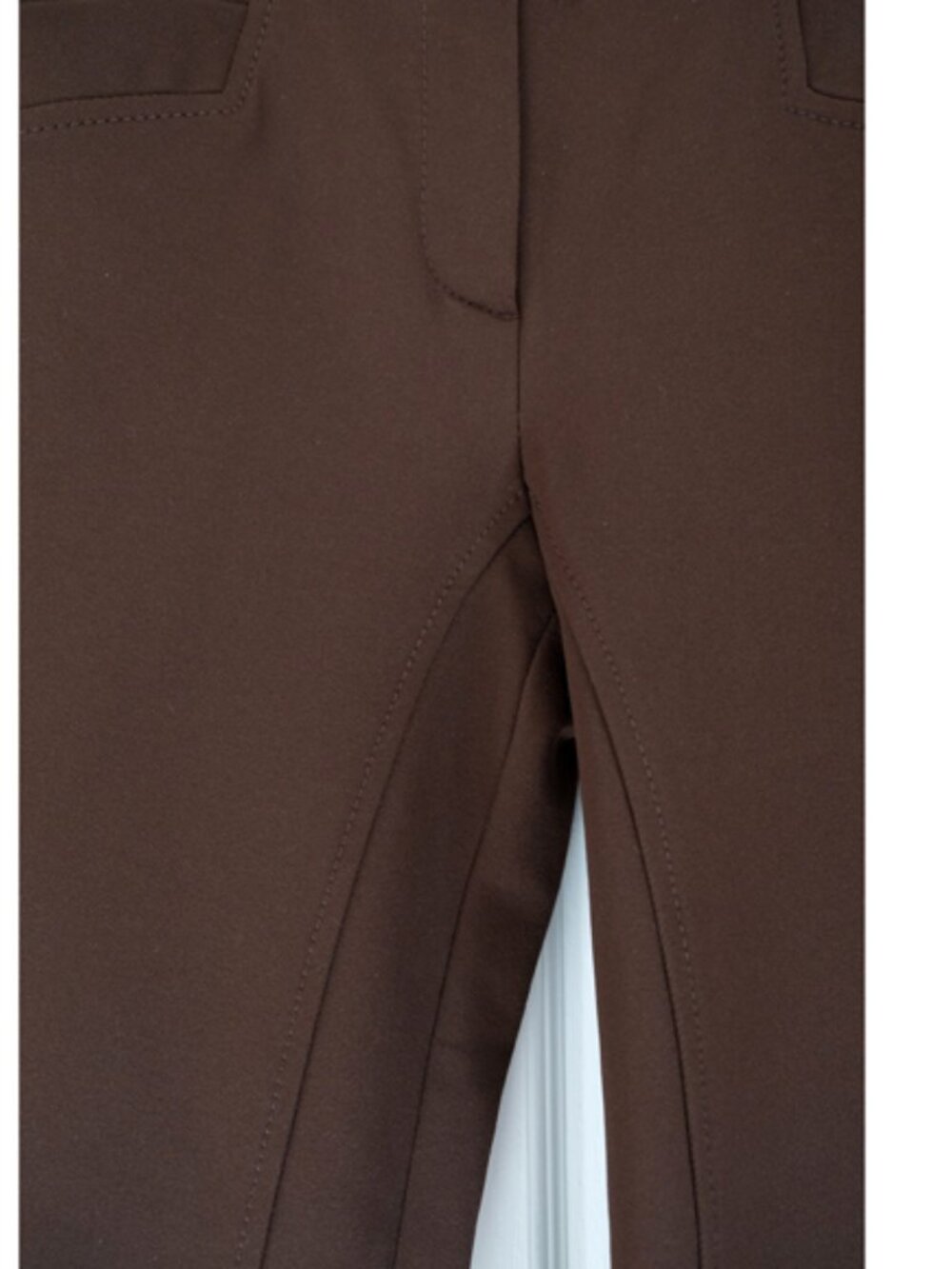 Luisa Spagnoli ONDINA dark-brown ankle grazer pants - Picture 9 of 14